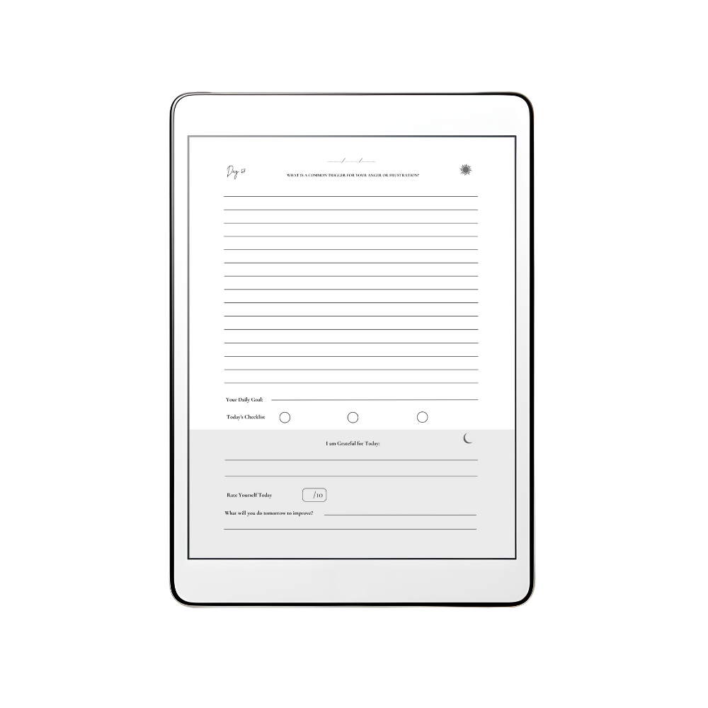 Grow Every Day Journal - Digital PDF (Instant Download)