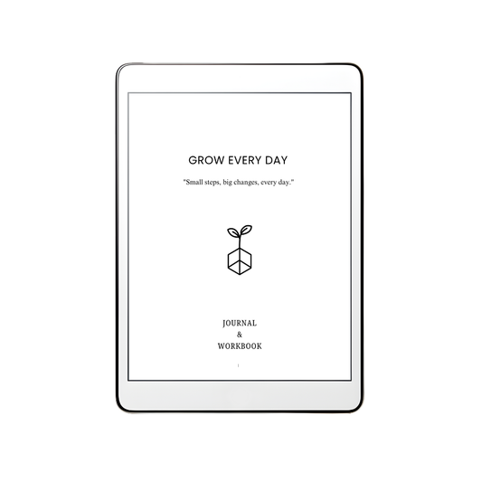 Grow Every Day Journal - Digital PDF (Instant Download)